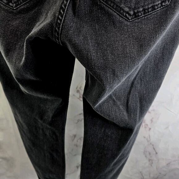Silver Jeans Womens 14 X 29 Washed Black Denim Curvy High Rise Skinny - Picture 7 of 12